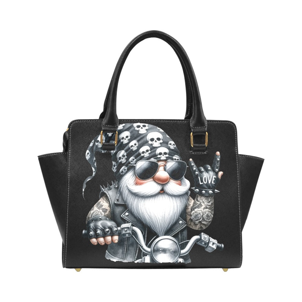 Biker Gnome Classic Shoulder Handbag