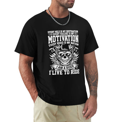 Every Mile Is My Destination Men's T-shirt 100% Cotton