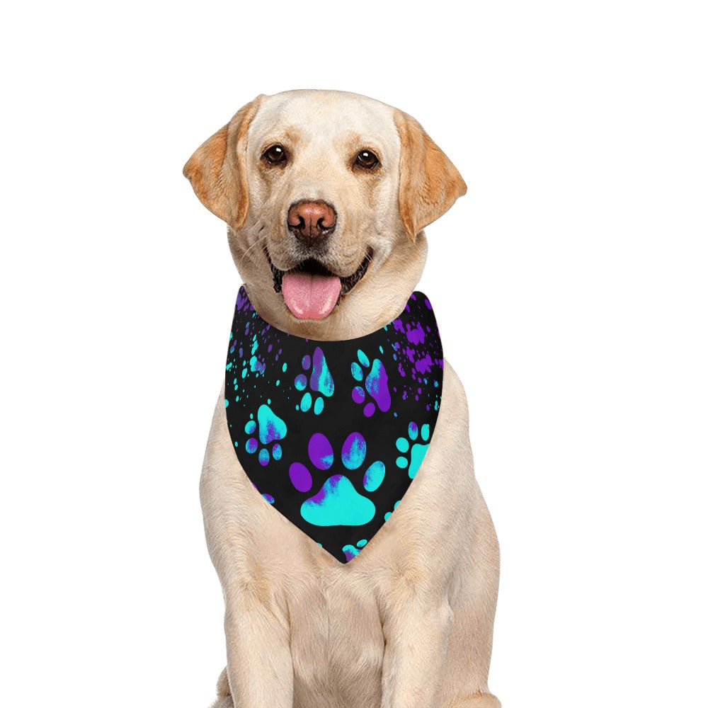 Paw Print Dog Bandana