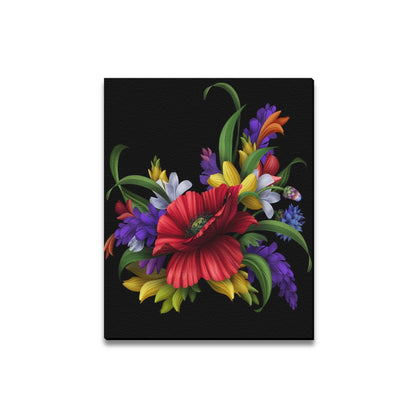 Floral Framed Canvas Print