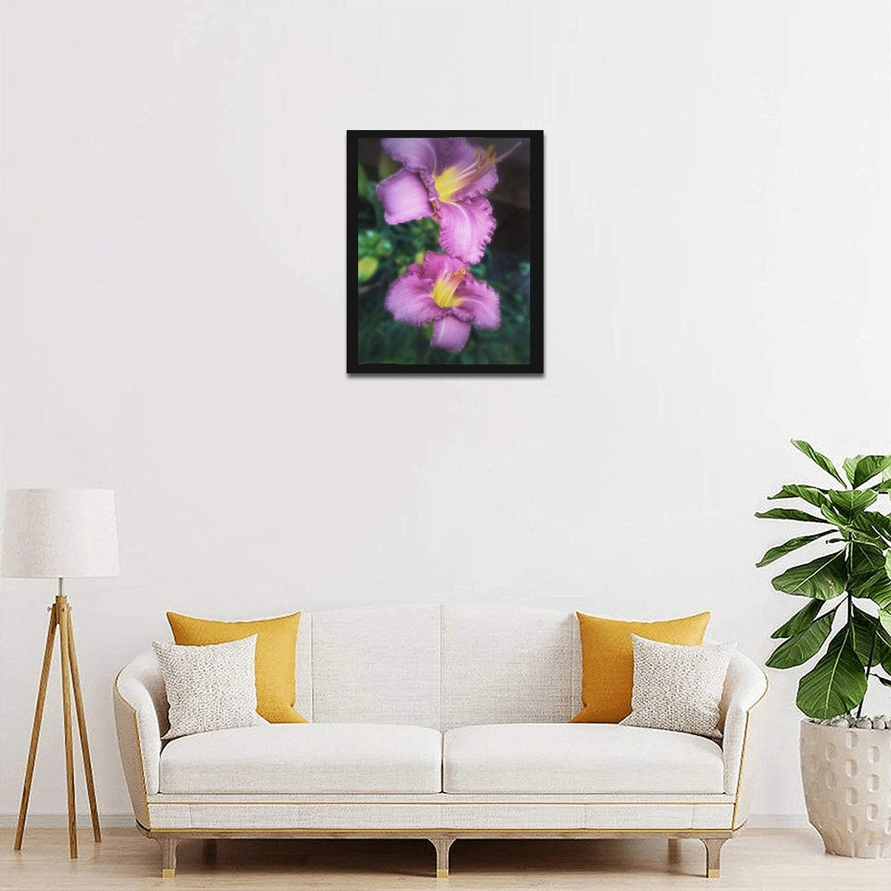 Floral Framed Canvas Print