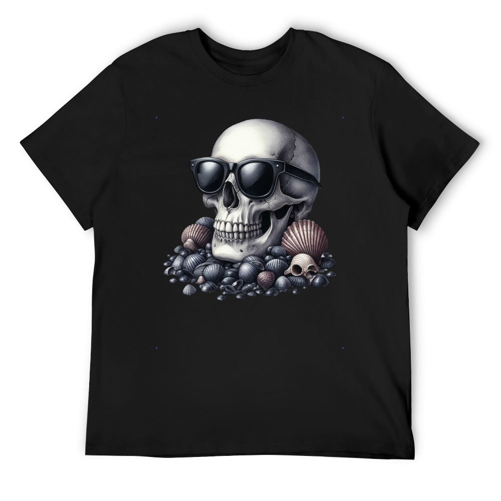 Skulls and Shells Men's T-shirt 100% Cotton