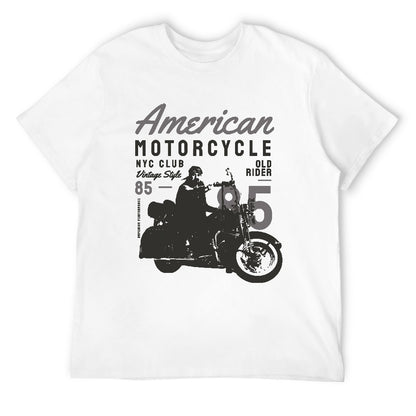 American Motorcycle Men's T-shirt 100% Cotton