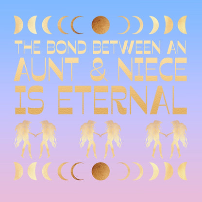 Aunt-Niece DoubleCircleNecklace Gift Box Set