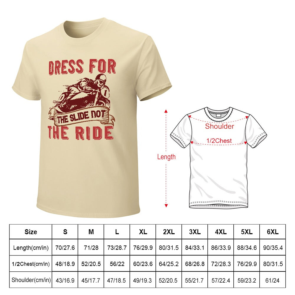 Dress For The Slide Men's T-shirt 100% Cotton