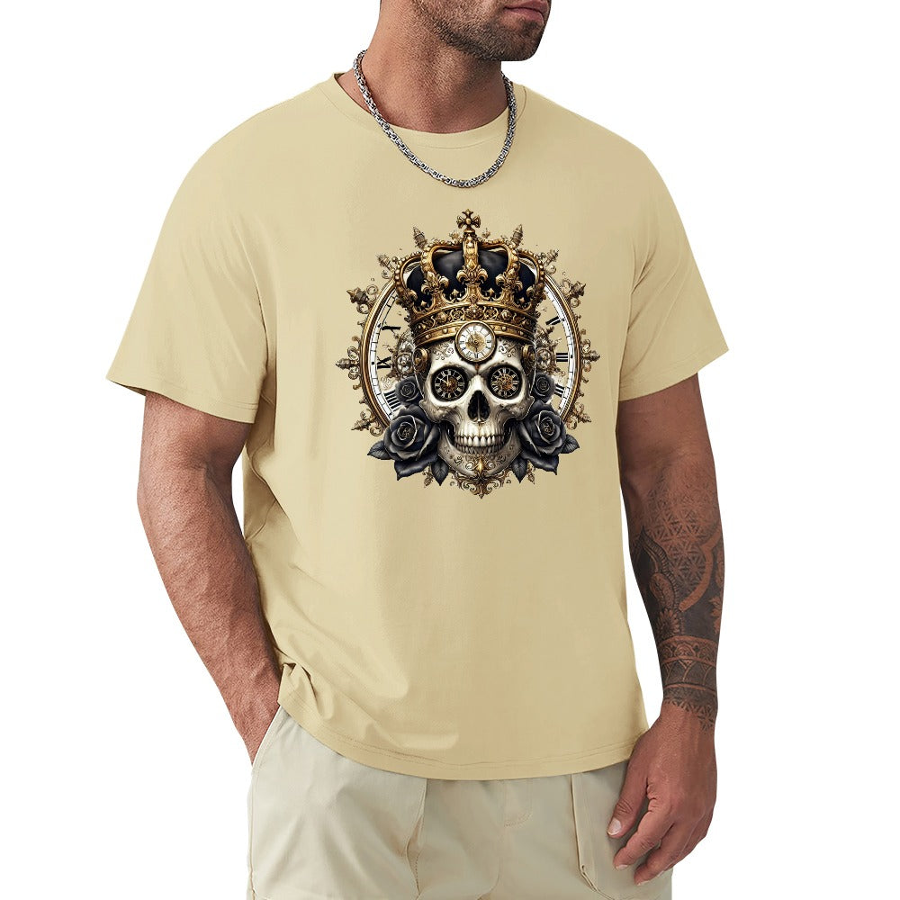 Skull King Men's T-shirt 100% Cotton