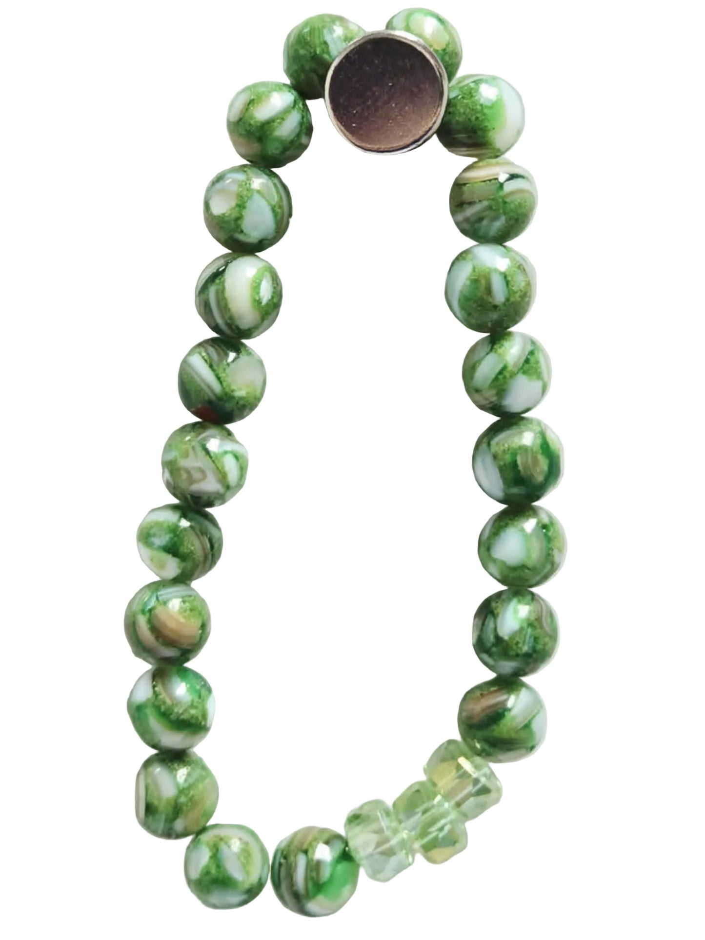 Green Glass Bracelet