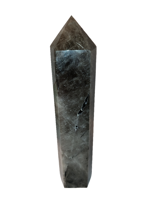 Tourmalinated Quartz Point