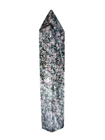Red Snowflake Obsidian Point