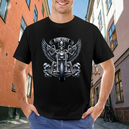 Ride Free Men's T-shirt 100% Cotton