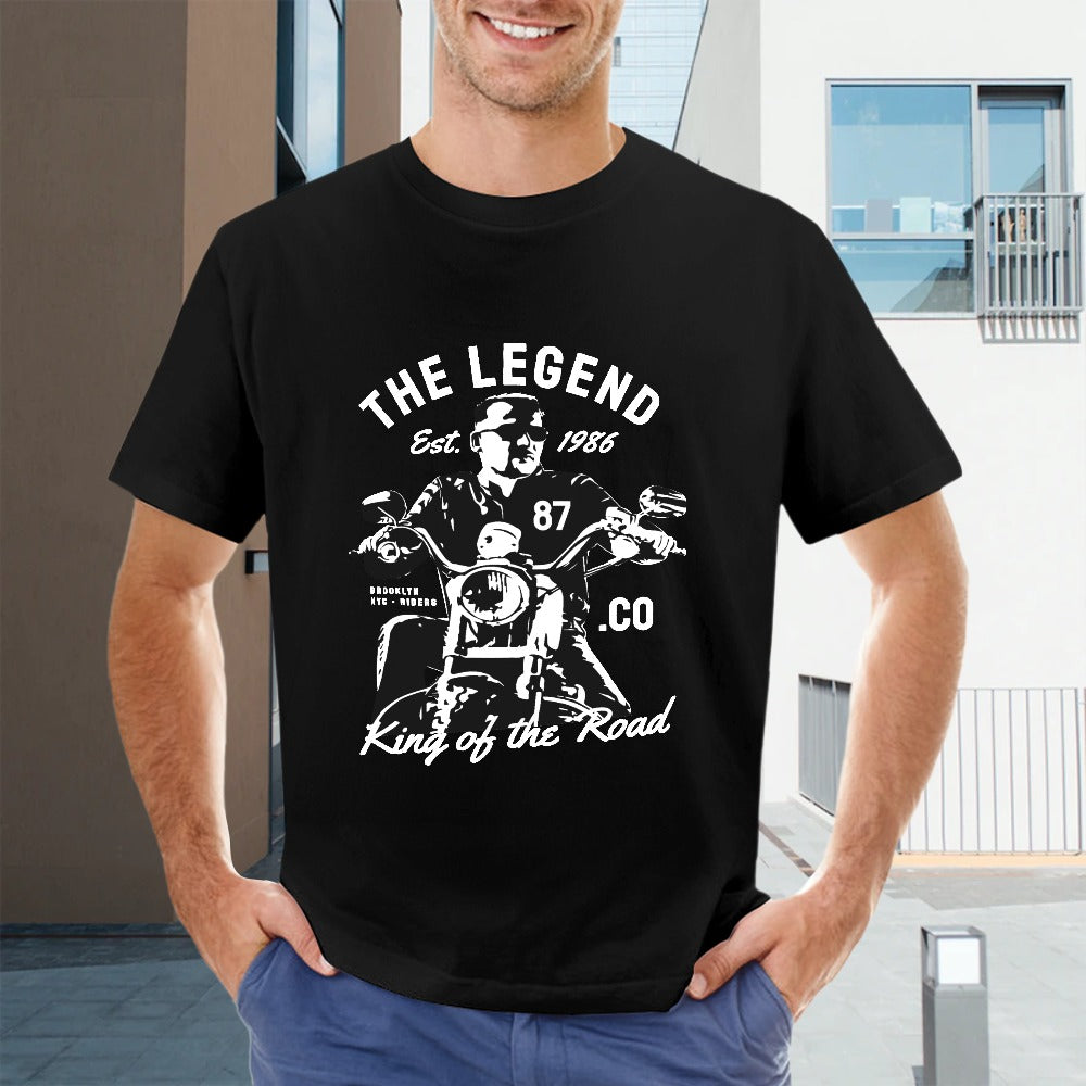 The Legend King Of The Road Men's T-shirt 100% Cotton