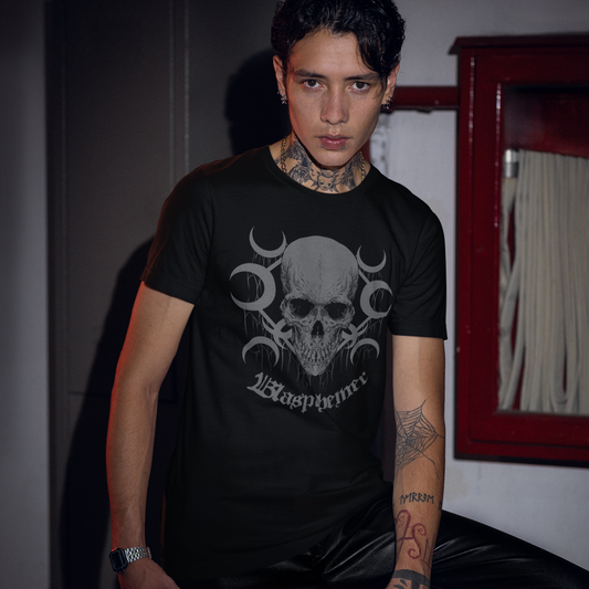 Blasphemer Skull Of A Heretic Unisex T-Shirt