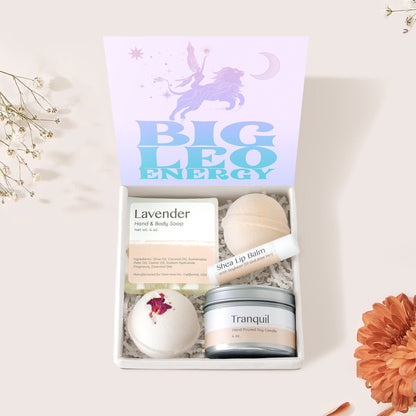 Big Leo Energy Zodiac Gift Box Set