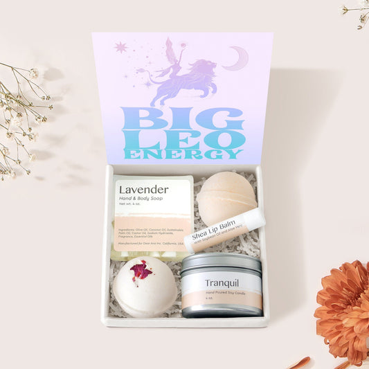 Big Leo Energy Zodiac Gift Box Set