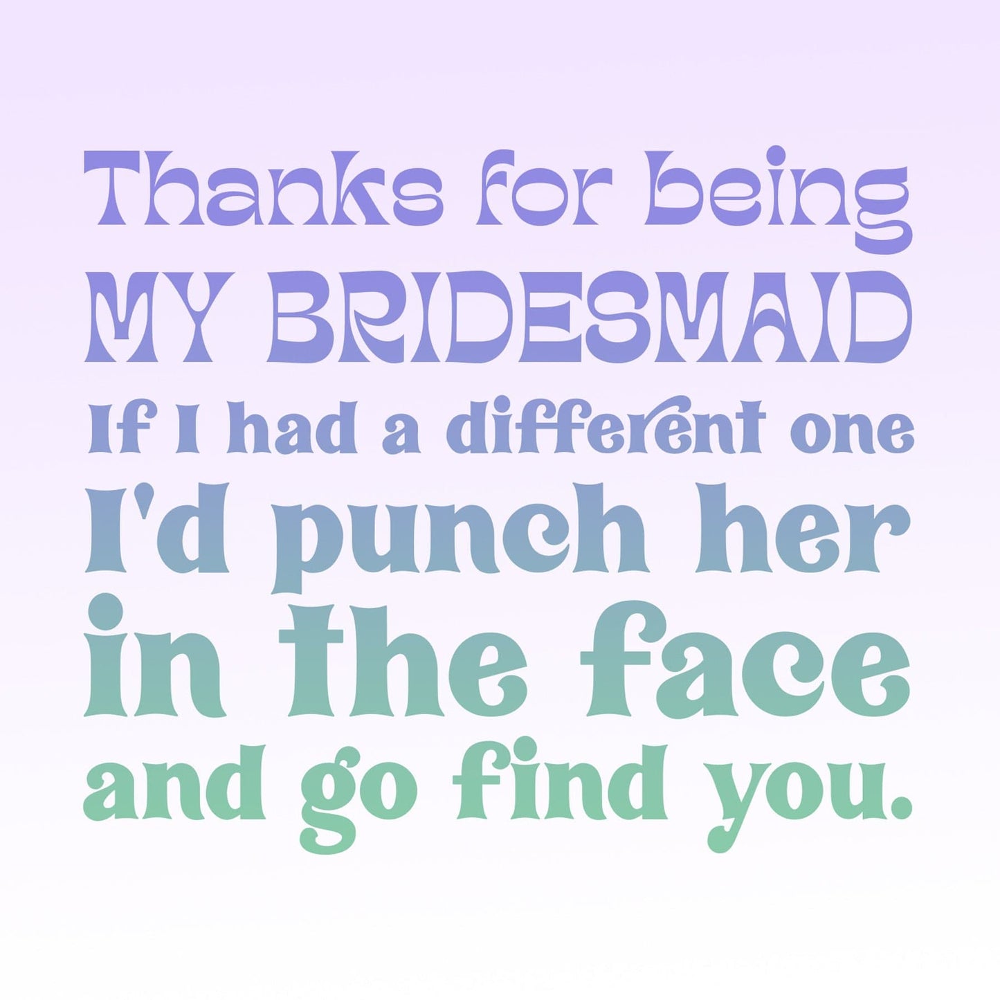 Bridesmaids Double Circle Necklace Spa Gift Box