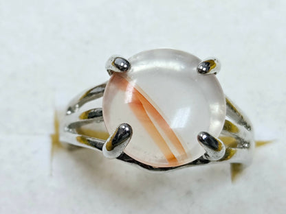 Carnelian Agate Ring - Size 8