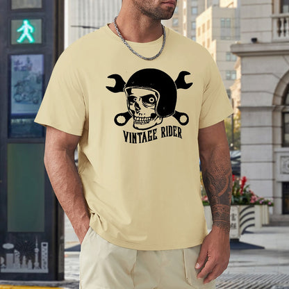 Vintage Rider Men's T-shirt 100% Cotton