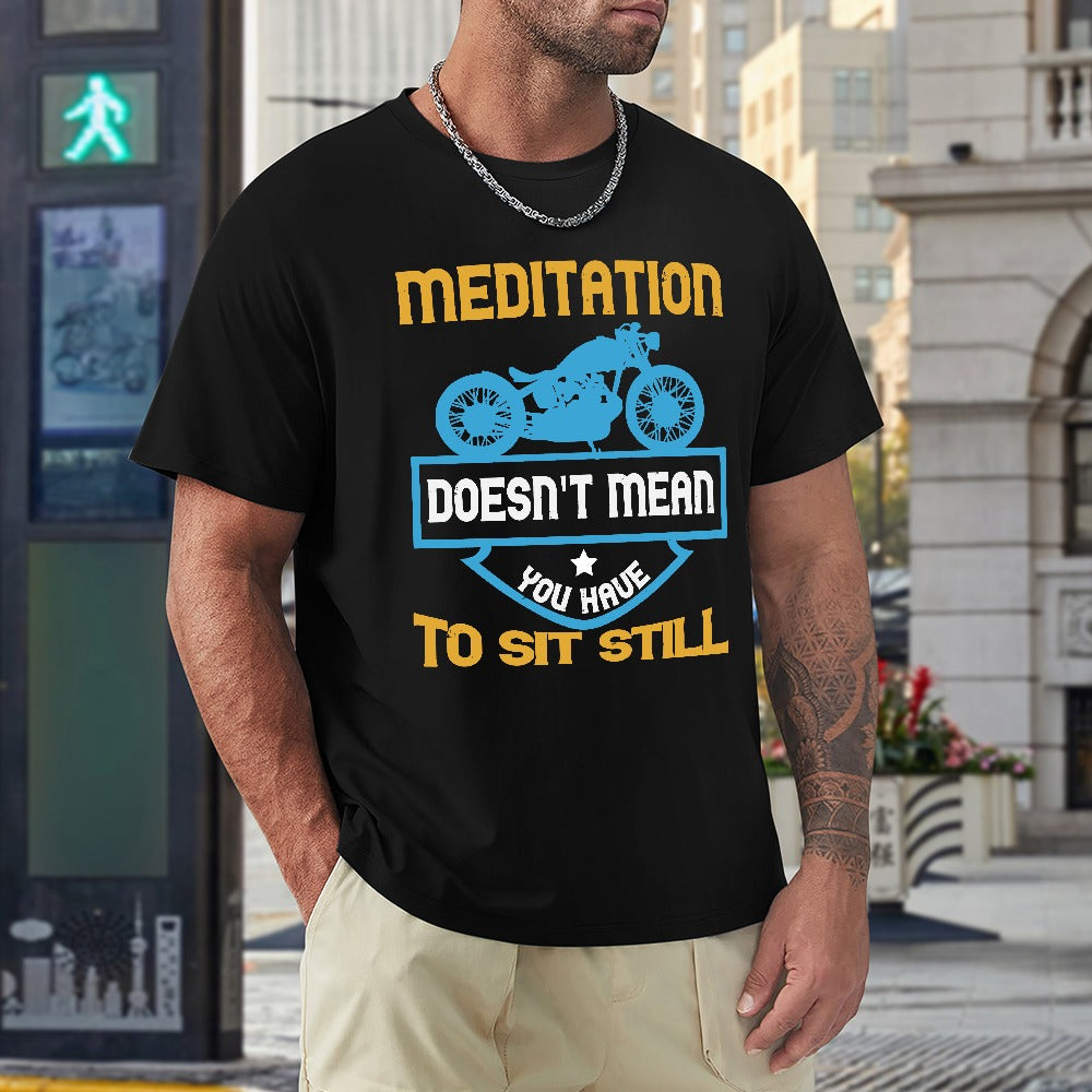 Meditation Men's T-shirt 100% cotton