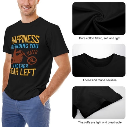 Happiness Is Finding Another Gear Men's T-shirt 100% cotton