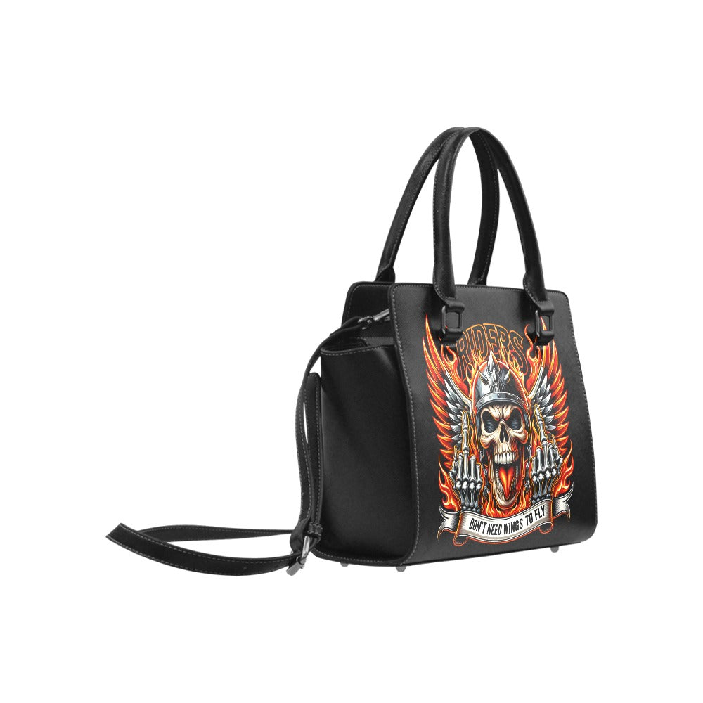 Riders Don't Need Wings To Fly Classic Shoulder Handbag