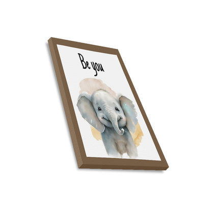 Be You Framed Canvas Print