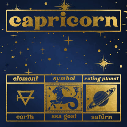 Capricorn Zodiac Gift Box Set