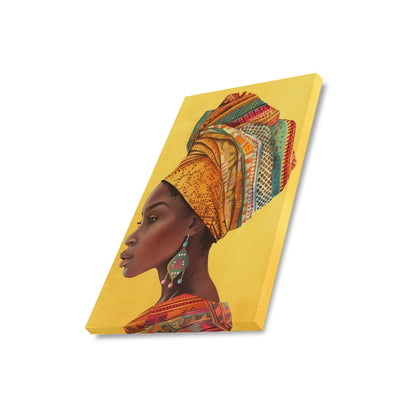 African Collection Frame Canvas Print