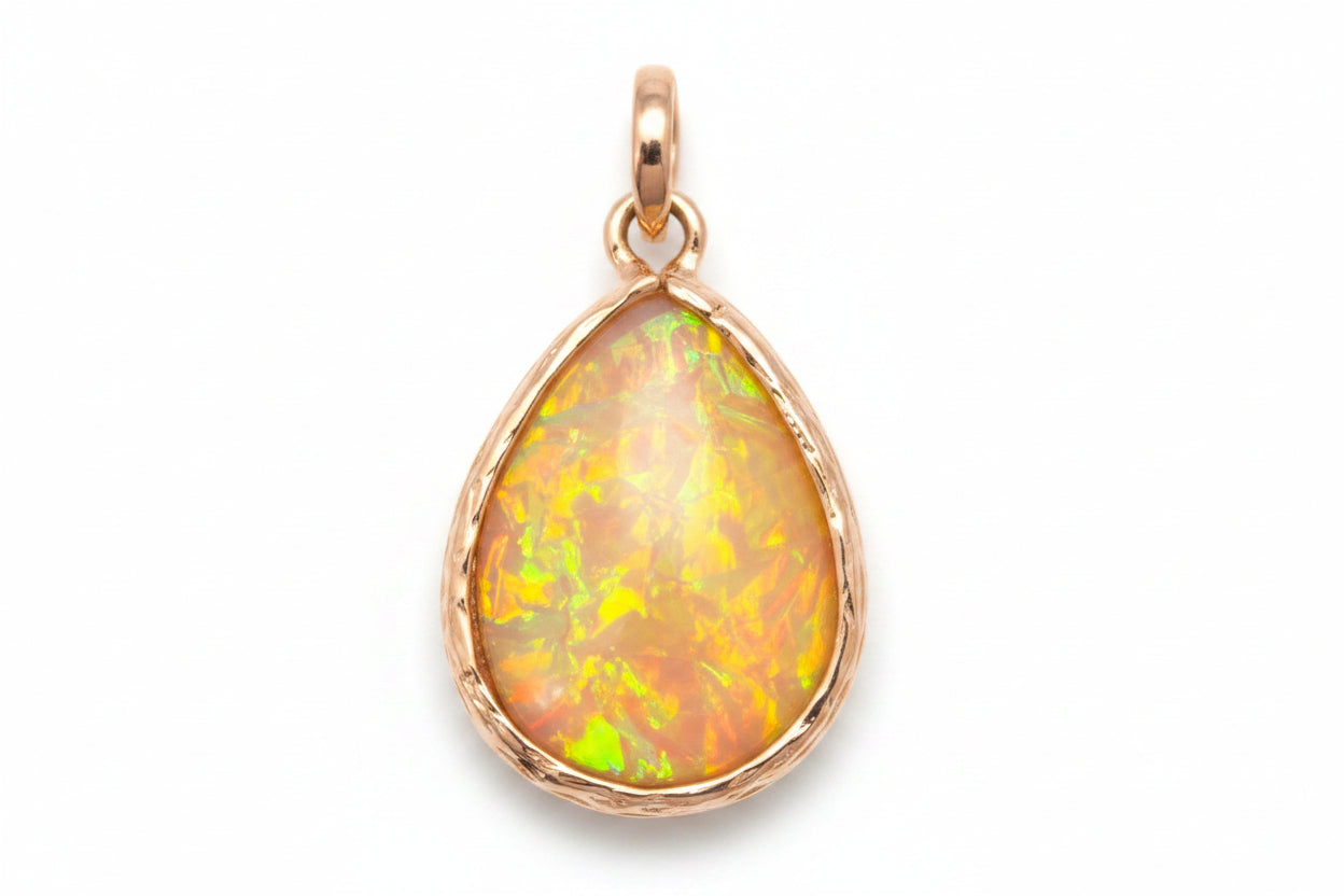 Fire Opal Necklace