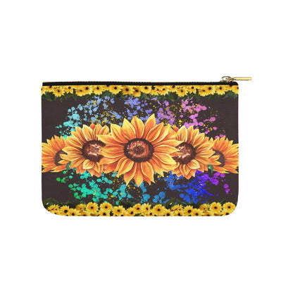 Sunflowers Small Carry-All Pouch
