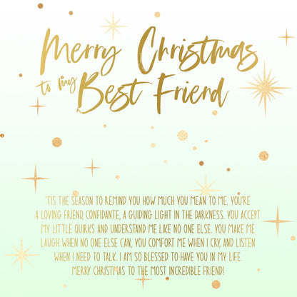 Christmas Gift for Best Friend Compass Necklace Gift Box Set