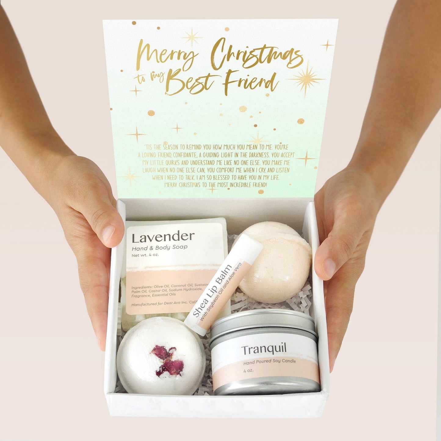 Christmas Gift for Best Friend Compass Necklace Gift Box Set