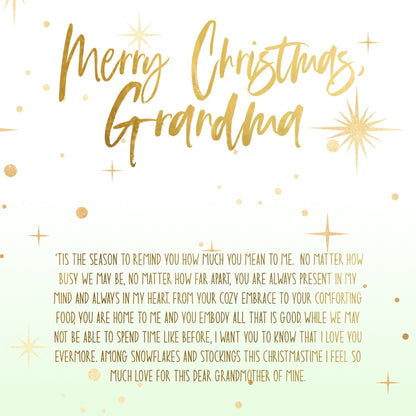 Christmas Gift for Grandmother Double Circle Necklace  Gift Box Set