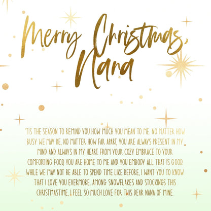 Christmas Gift For Nana Compass Necklace Gift Box Set