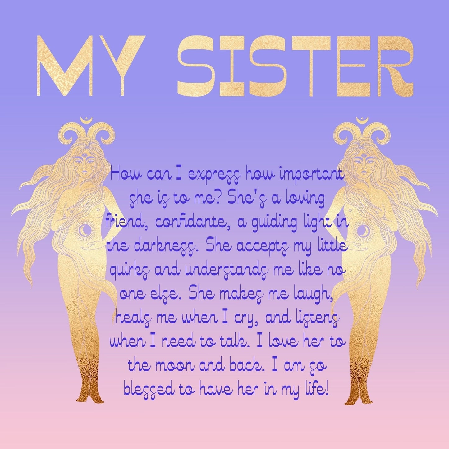 Christmas Gift for Sister Double Circle Necklace Gift Box Set