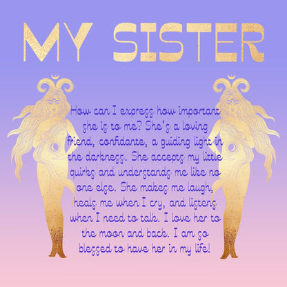 Christmas Gift for Sister Double Circle Necklace Gift Box Set