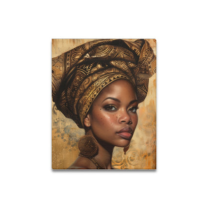 African Collection Frame Canvas Print