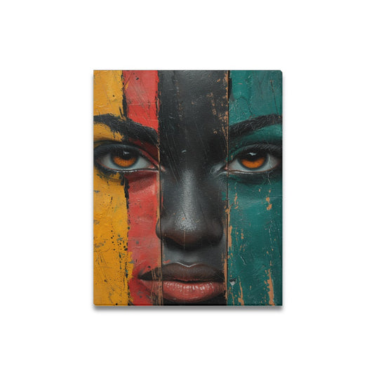 African Collection Frame Canvas Print