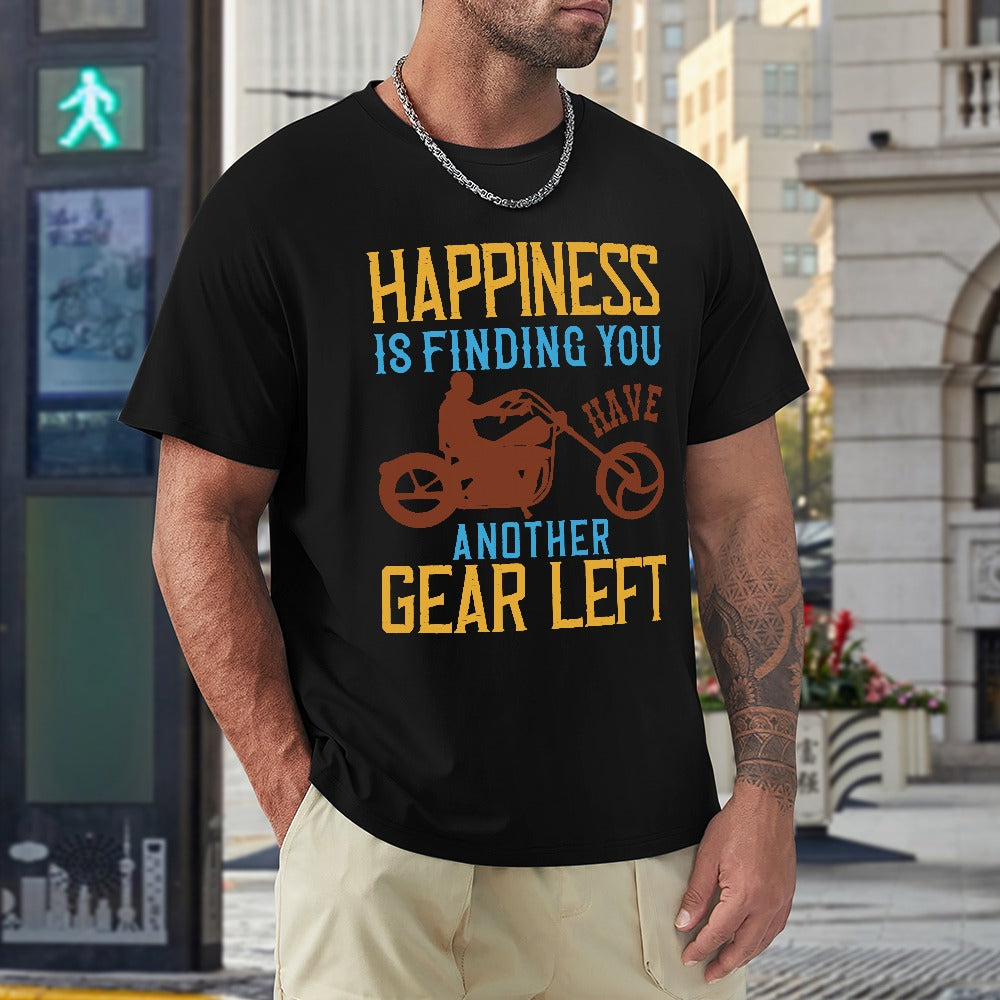 Happiness Is Finding Another Gear Men's T-shirt 100% cotton