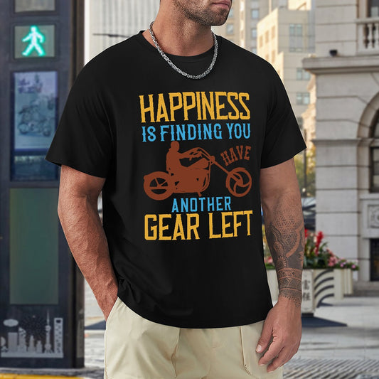 Happiness Is Finding Another Gear Men's T-shirt 100% cotton