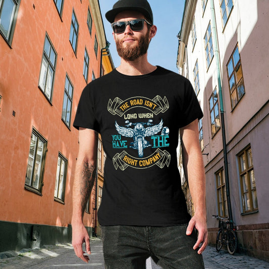 The Road Isn't Long Men's T-shirt 100% cotton