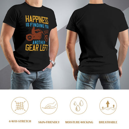 Happiness Is Finding Another Gear Men's T-shirt 100% cotton