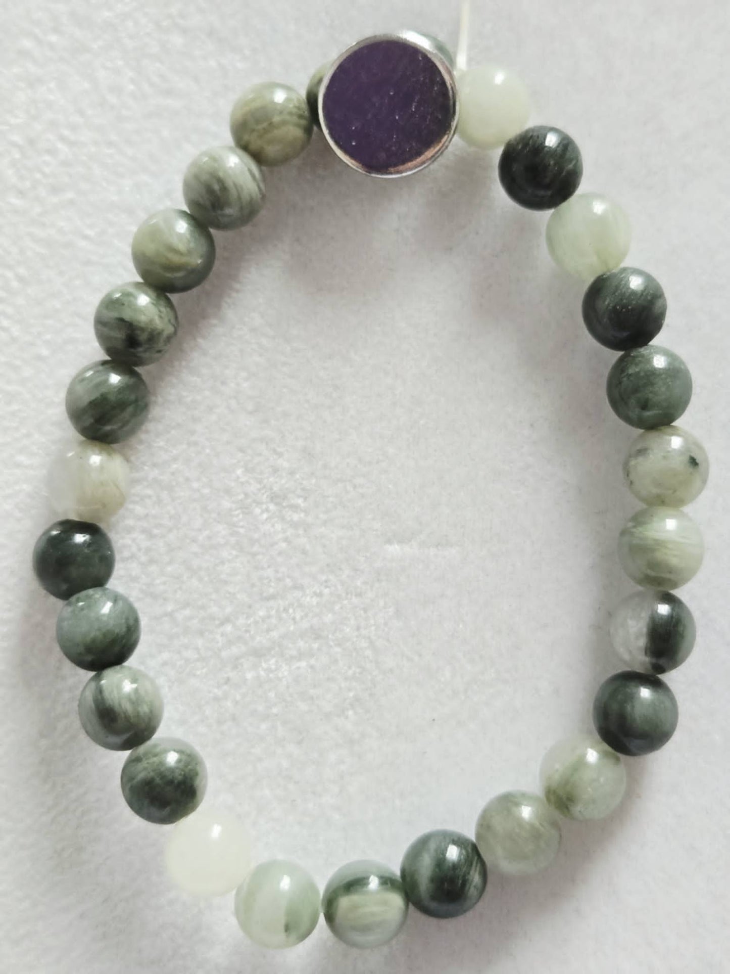 Dyed Agate Natural Stone Stretch Bracelet