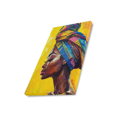 African Collection Frame Canvas Print