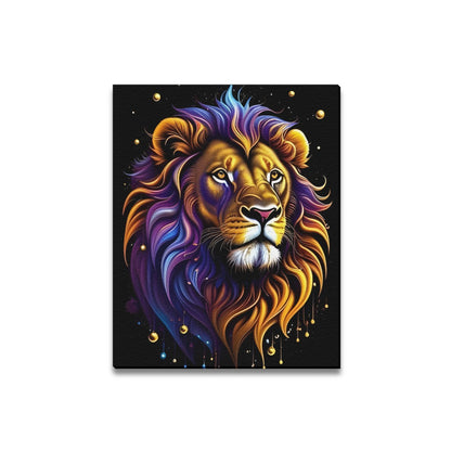 Lion Framed Canvas Print