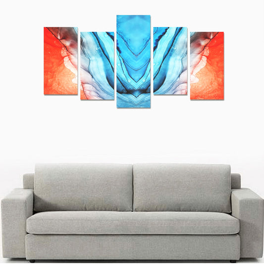 Alcohol Ink Canvas Wall Art Prints - 5