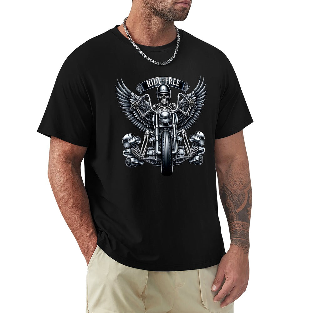 Ride Free Men's T-shirt 100% Cotton