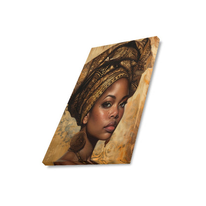 African Collection Frame Canvas Print