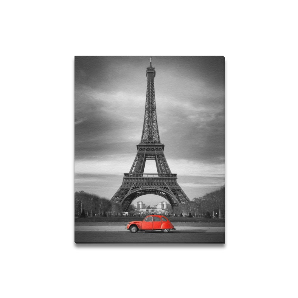 Red Collection Framed Canvas Print