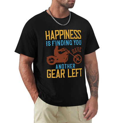 Happiness Is Finding Another Gear Men's T-shirt 100% cotton
