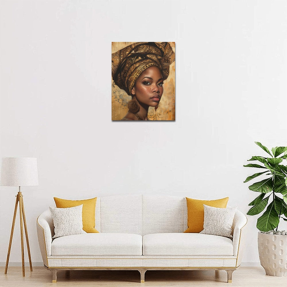 African Collection Frame Canvas Print